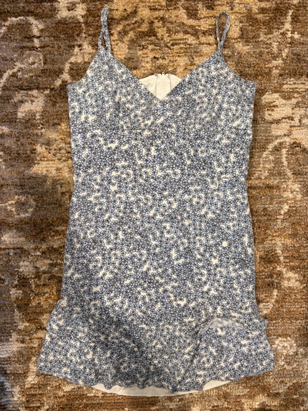 B. Smart Light Blue Floral Cami Dress